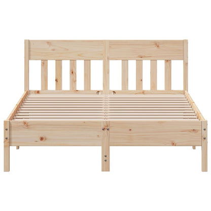 Solid Pine Wood Bed Frame 120x200 cm - No Mattress Included