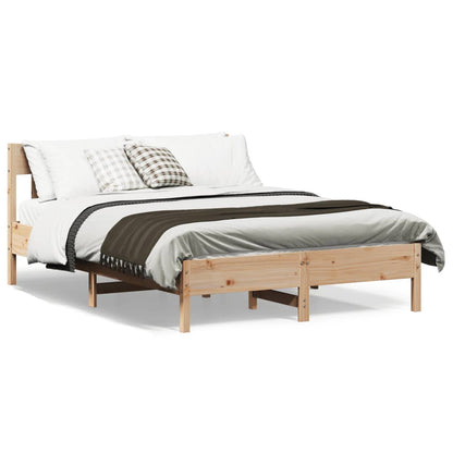 Solid Pine Wood Bed Frame 120x200 cm - No Mattress Included