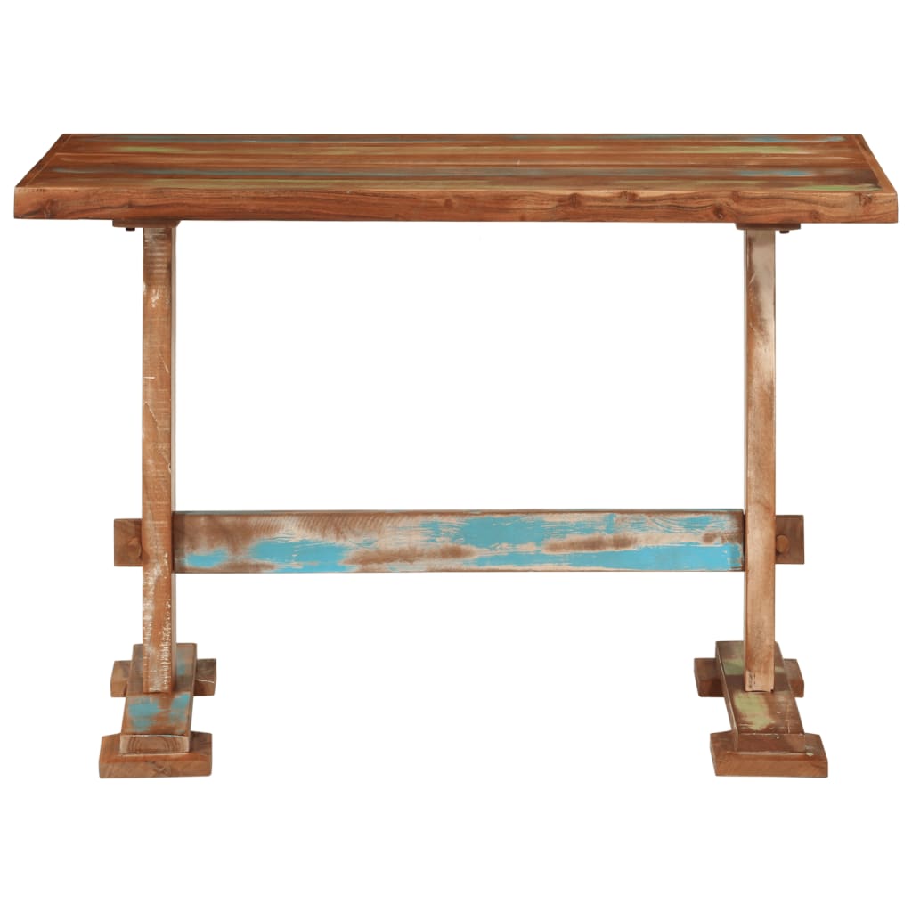 Solid Wood Reclaimed Dining Table 110x55x78 cm - Eco-Friendly Design