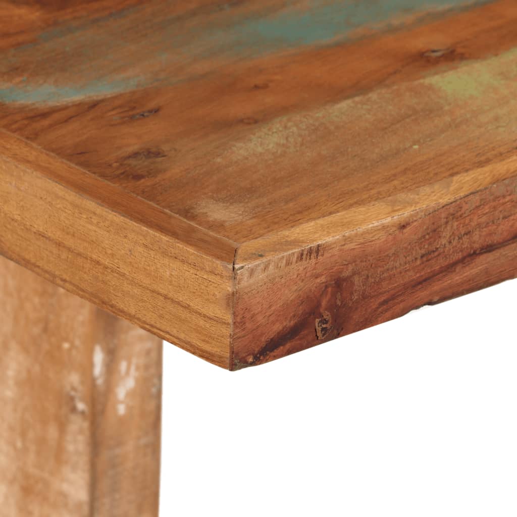 Solid Wood Reclaimed Dining Table 110x55x78 cm - Eco-Friendly Design