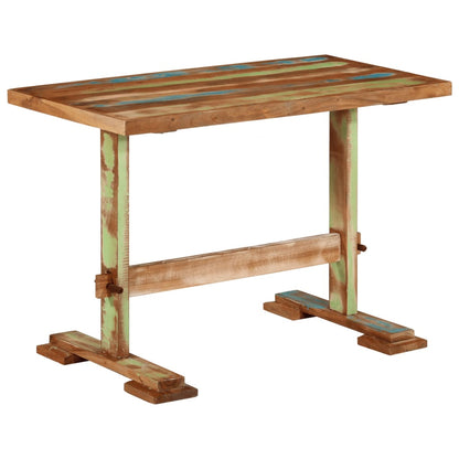 Solid Wood Reclaimed Dining Table 110x55x78 cm - Eco-Friendly Design