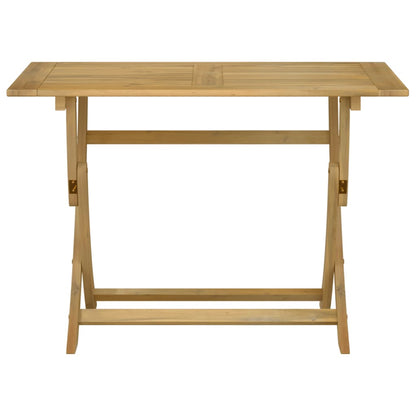 Folding Garden Table 110x55x75 cm Solid Wood Acacia