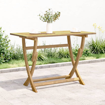 Folding Garden Table 110x55x75 cm Solid Wood Acacia
