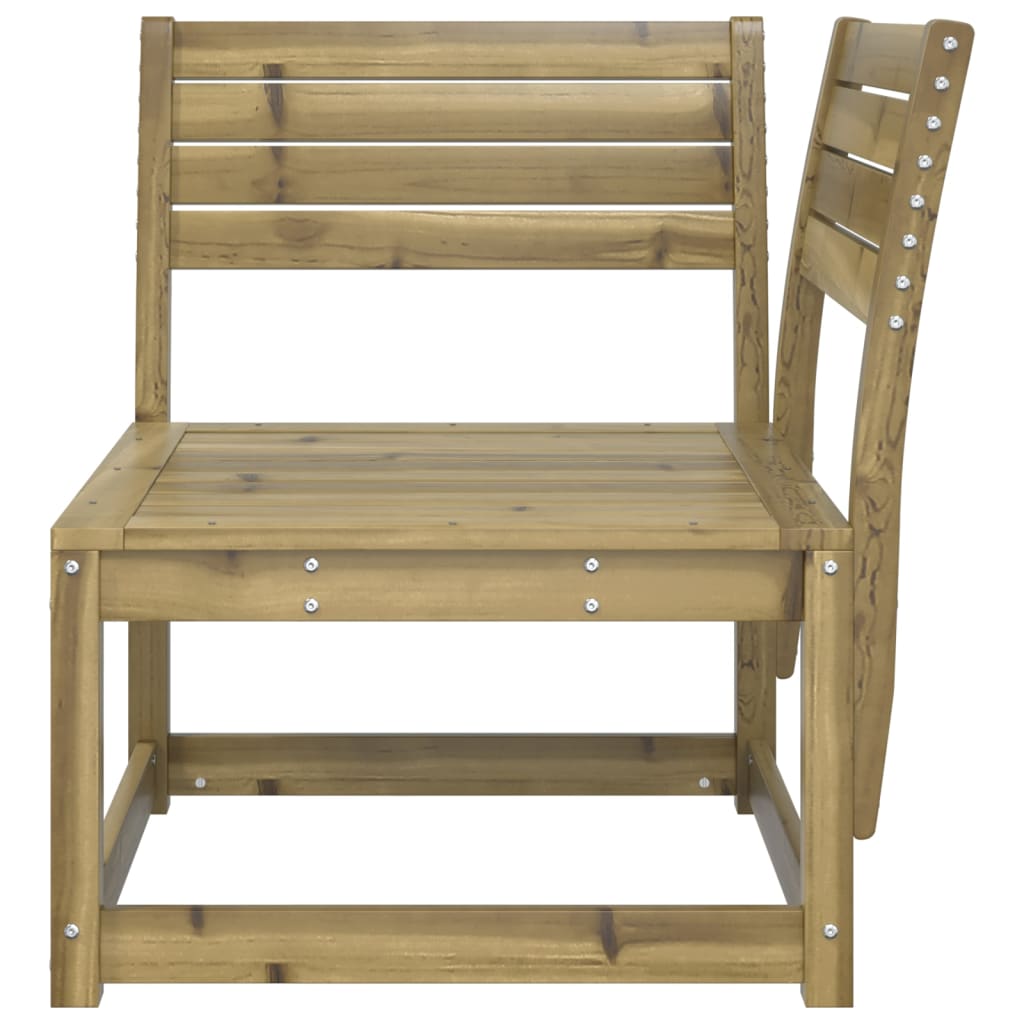 Impregnated Pine Garden Sofa Corner - 73x73x78 cm