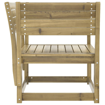 Durable Pine Garden Chair - Impregnated Wood for Longevity