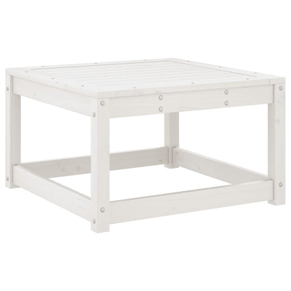 White Pine Garden Footstool - Solid Wood Comfort & Style