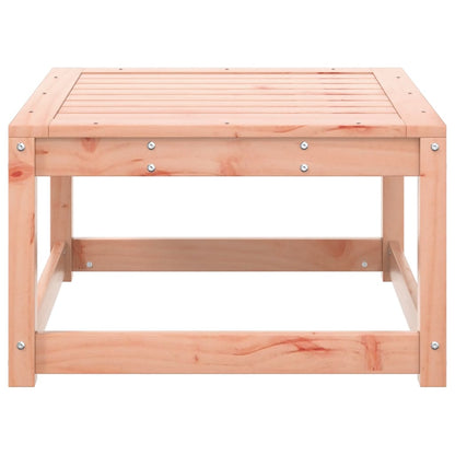Solid Wood Douglas Garden Footstool - Durable & Stylish Outdoor Decor