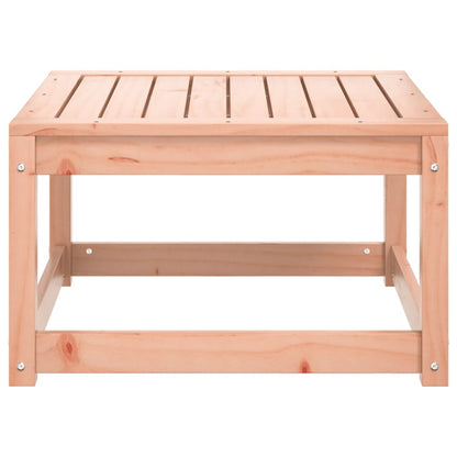 Solid Wood Douglas Garden Footstool - Durable & Stylish Outdoor Decor