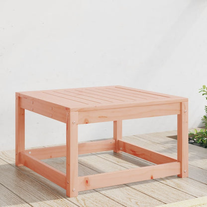 Solid Wood Douglas Garden Footstool - Durable & Stylish Outdoor Decor
