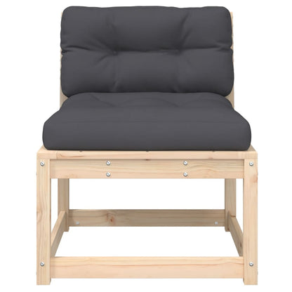Solid Wood Pine Garden Sofa with Cushions - Elegant & Durable