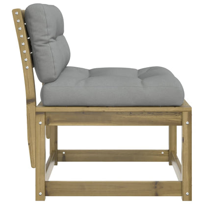 Pine Wood Garden Sofa with Cushions - Durable & Stylish Outdoor Seating