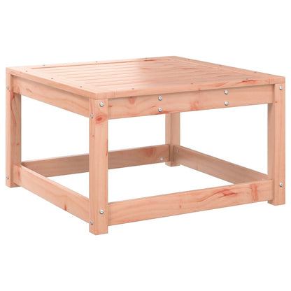 Solid Wood Garden Footstool with Cushions - Douglas Finish