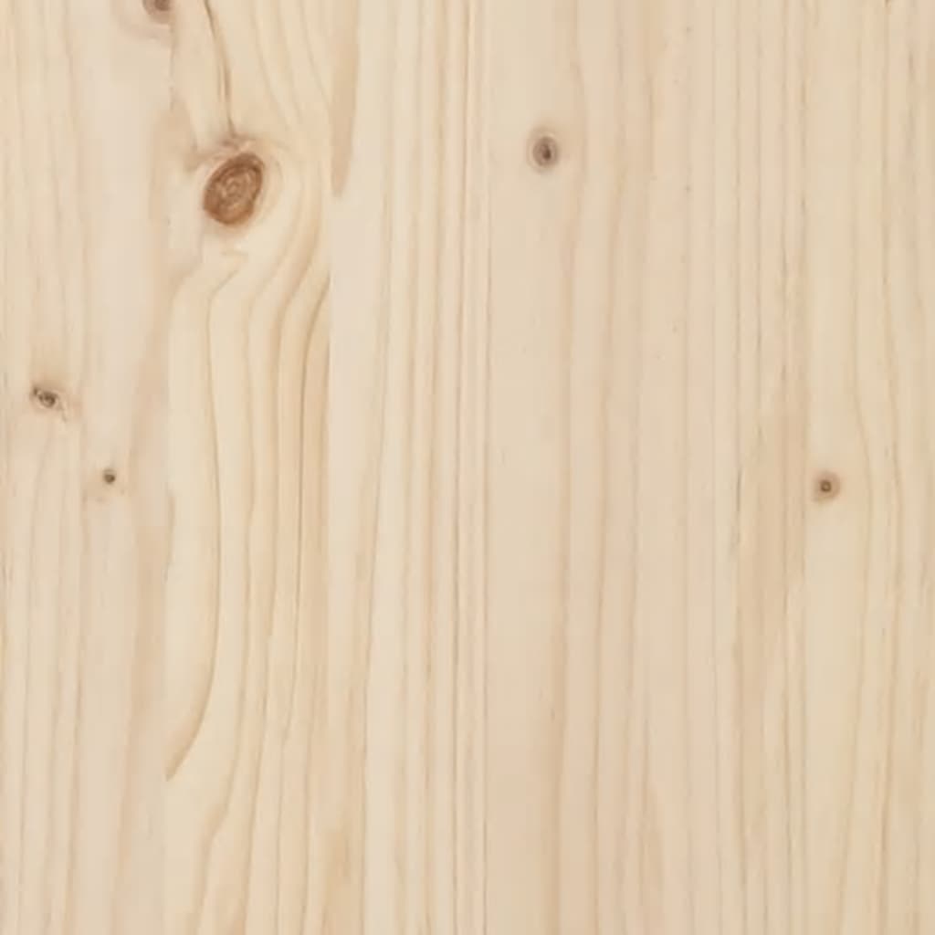 Solid Pine Wood Bed Frame - 120x200 cm, No Mattress Included