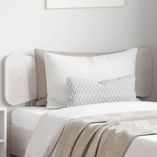 Solid Wood Pine Headboard - White, 100 cm Classic Design
