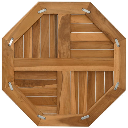 Octagonal Solid Teak Wood Table Top 60x60x2.5 cm