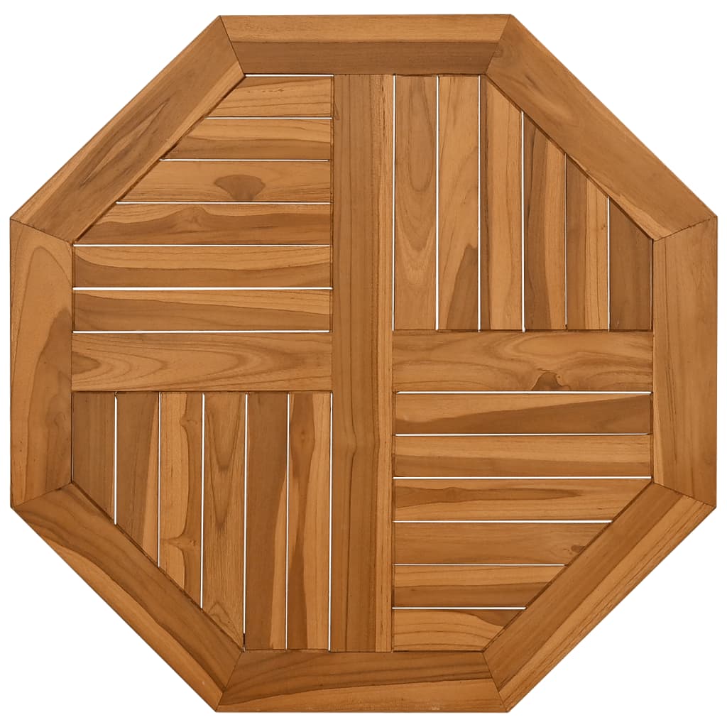 Octagonal Solid Teak Wood Table Top 70x70 cm