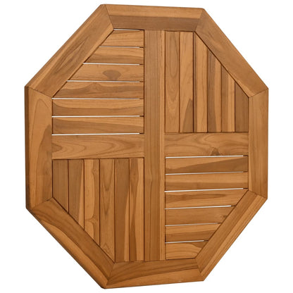 Octagonal Solid Teak Wood Table Top 70x70 cm
