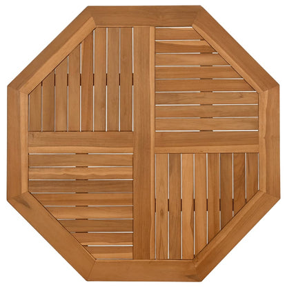 Octagonal Solid Teak Wood Table Top 90x90x2.5 cm