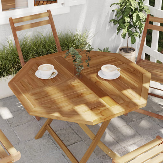Octagonal Solid Teak Wood Table Top 90x90x2.5 cm