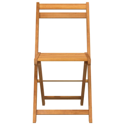 Folding Bistro Chairs 6 pcs Solid Wood Acacia