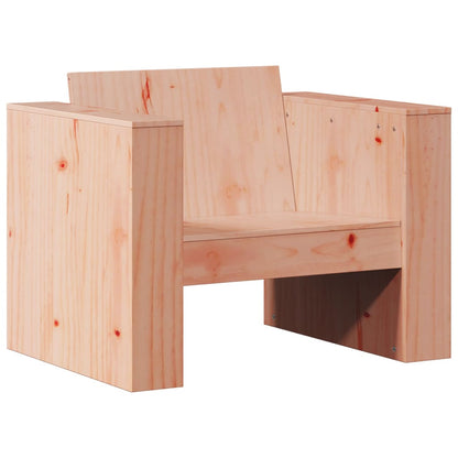 Solid Wood Douglas Garden Sofa - 79x60x62 cm Outdoor Furniture