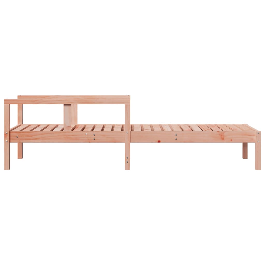 Solid Wood Douglas Sun Lounger - 199.5x62x55 cm Relaxation Chair