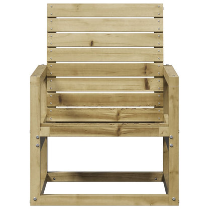Compact Garden Chair - 57.5x63x76 cm - Impregnated Pine Wood