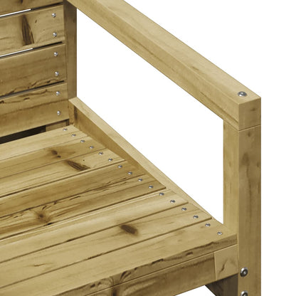 Compact Garden Chair - 57.5x63x76 cm - Impregnated Pine Wood