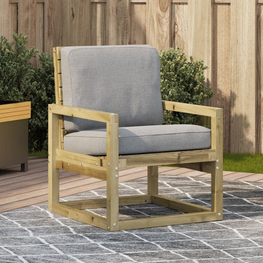 Compact Garden Chair - 57.5x63x76 cm - Impregnated Pine Wood