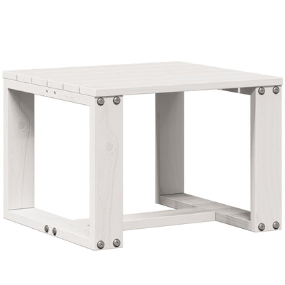 3-Piece White Pine Wood Garden Lounge Set