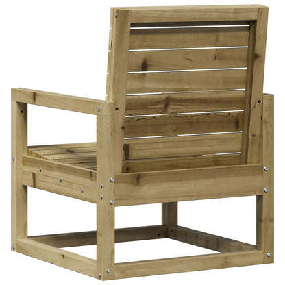 3-Piece Pine Wood Garden Lounge Set - Impregnated Finish