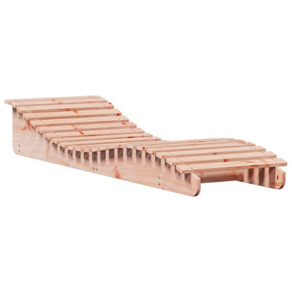 Solid Wood Douglas Sun Lounger - 205x60x31.5 cm Outdoor Elegance