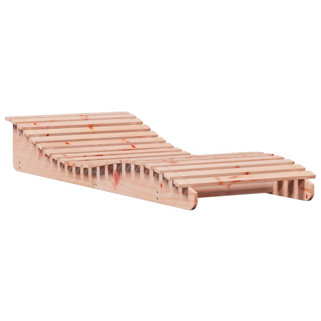 Douglas Wood Sun Lounger 205x80x31.5 cm - Solid & Stylish Design
