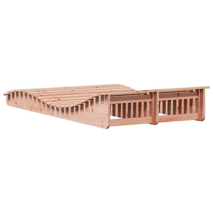 Solid Wood Douglas Sun Lounger 205x110x31.5 cm - Outdoor Relaxation