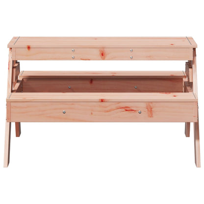 Kids' Picnic Table - Solid Douglas Wood, 88x97x52 cm
