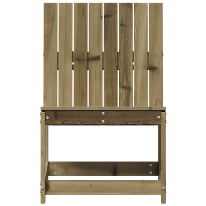 Durable Garden Chair 50.5x55x77 cm Pine Wood - Outdoor Ready