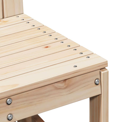 Solid Pine 3-Piece Garden Lounge Set - Stylish Outdoor Seating