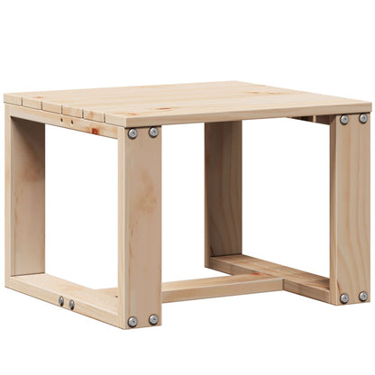 Solid Pine 3-Piece Garden Lounge Set - Stylish Outdoor Comfort