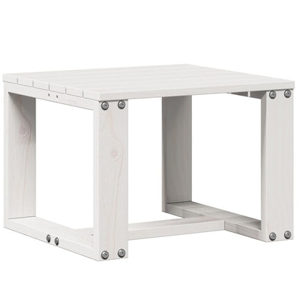 White Solid Pine Wood 3 Piece Garden Lounge Set - Stylish & Durable