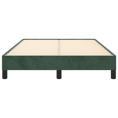 Velvet Dark Green Small Double Bed Frame 120x190 cm