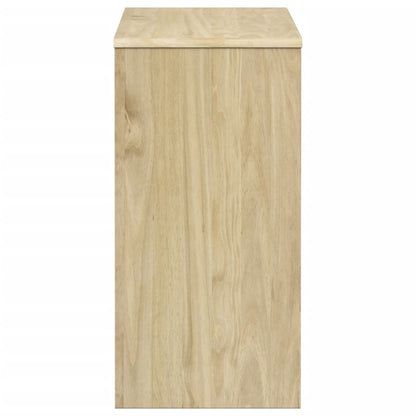 Solid Oak Console Table SAUDA - 89.5x36.5x73 cm Pine Wood