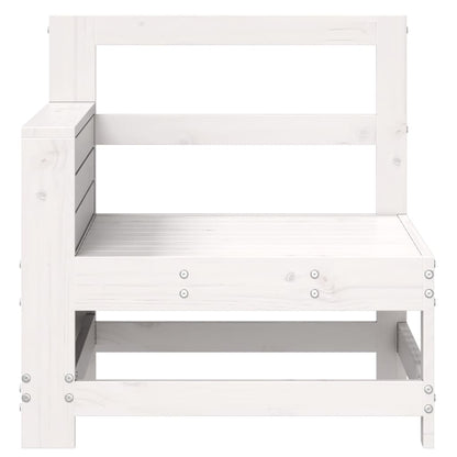 White Pine Garden Armrest Sofa 69x62x70.5 cm - Solid Wood