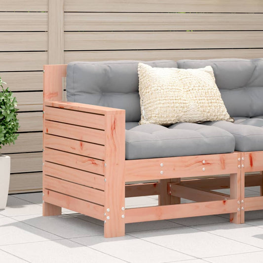 Solid Wood Douglas Garden Armrest Sofa - 69x62x70.5 cm