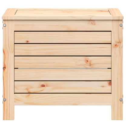 Solid Pine Wooden Garden Footstool - 62x31.5x52 cm