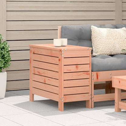 Solid Wood Douglas Garden Footstool, 62x31.5x52 cm - Natural Finish