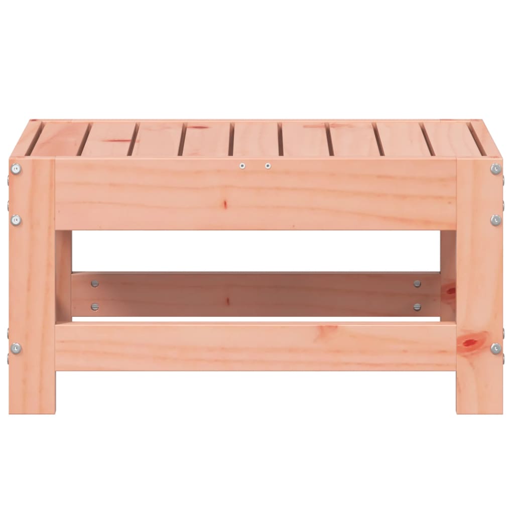 Solid Wood Douglas Garden Footstool, 62x30x32 cm - Durable & Stylish