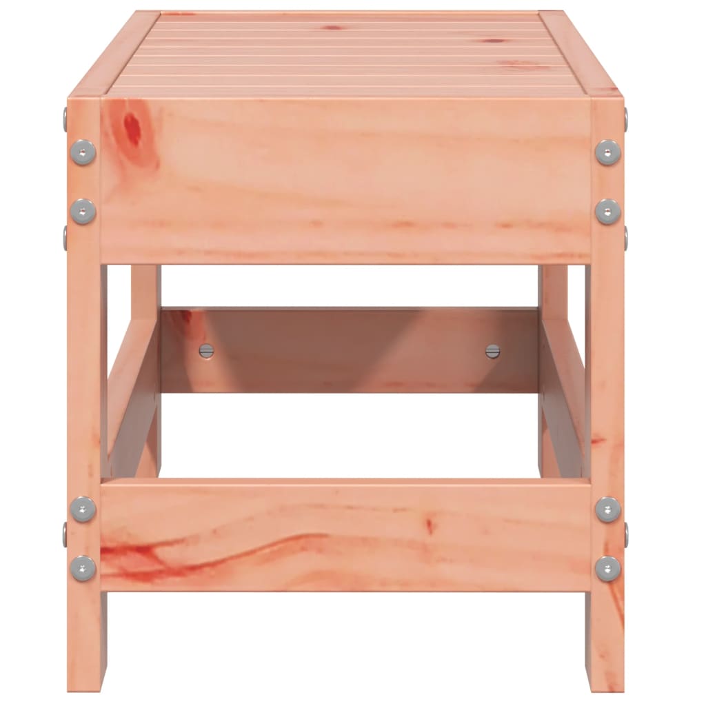 Solid Wood Douglas Garden Footstool, 62x30x32 cm - Durable & Stylish