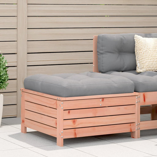 Solid Wood Douglas Garden Footstool 62x63.5x32 cm - Stylish & Durable