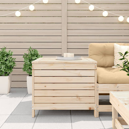 Solid Pine Garden Footstool 62x63.5x53.5 cm - Durable & Stylish Design