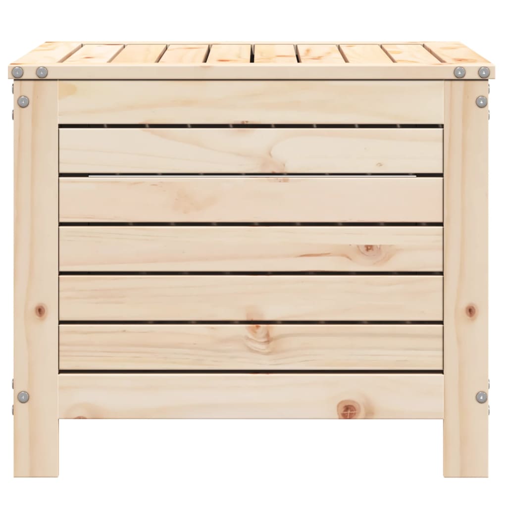 Solid Pine Garden Footstool 62x63.5x53.5 cm - Durable & Stylish Design